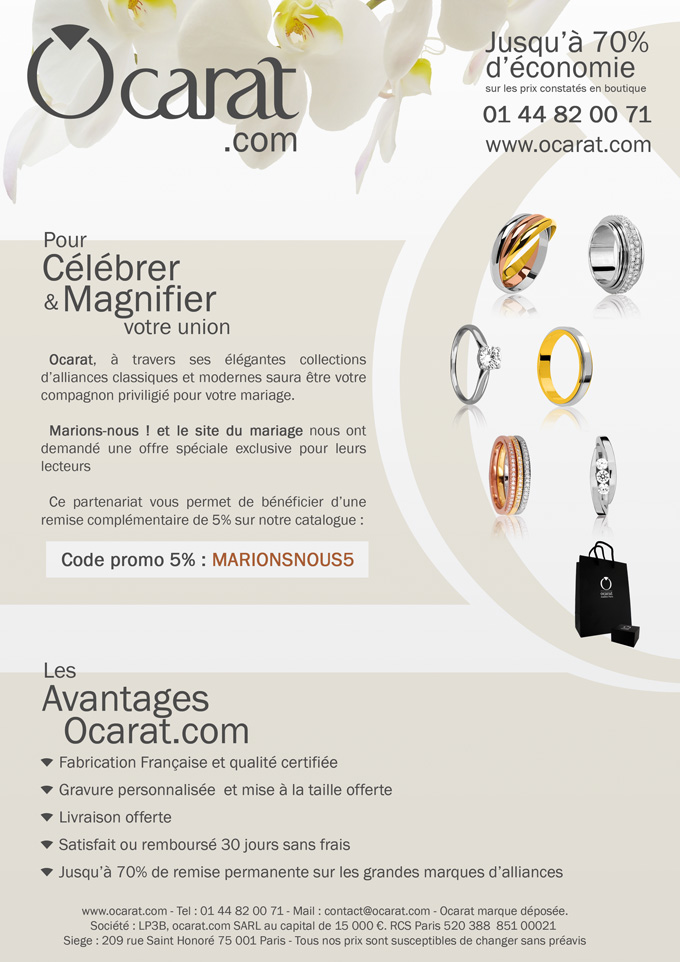 Pour c&eacute;l&eacute;brer & magnifier votre union
