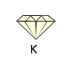 Diamant de couleur K