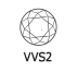 Diamant de puret&eacute; VVS2